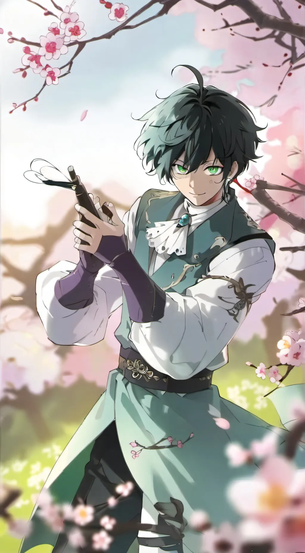 ai character: Deku background