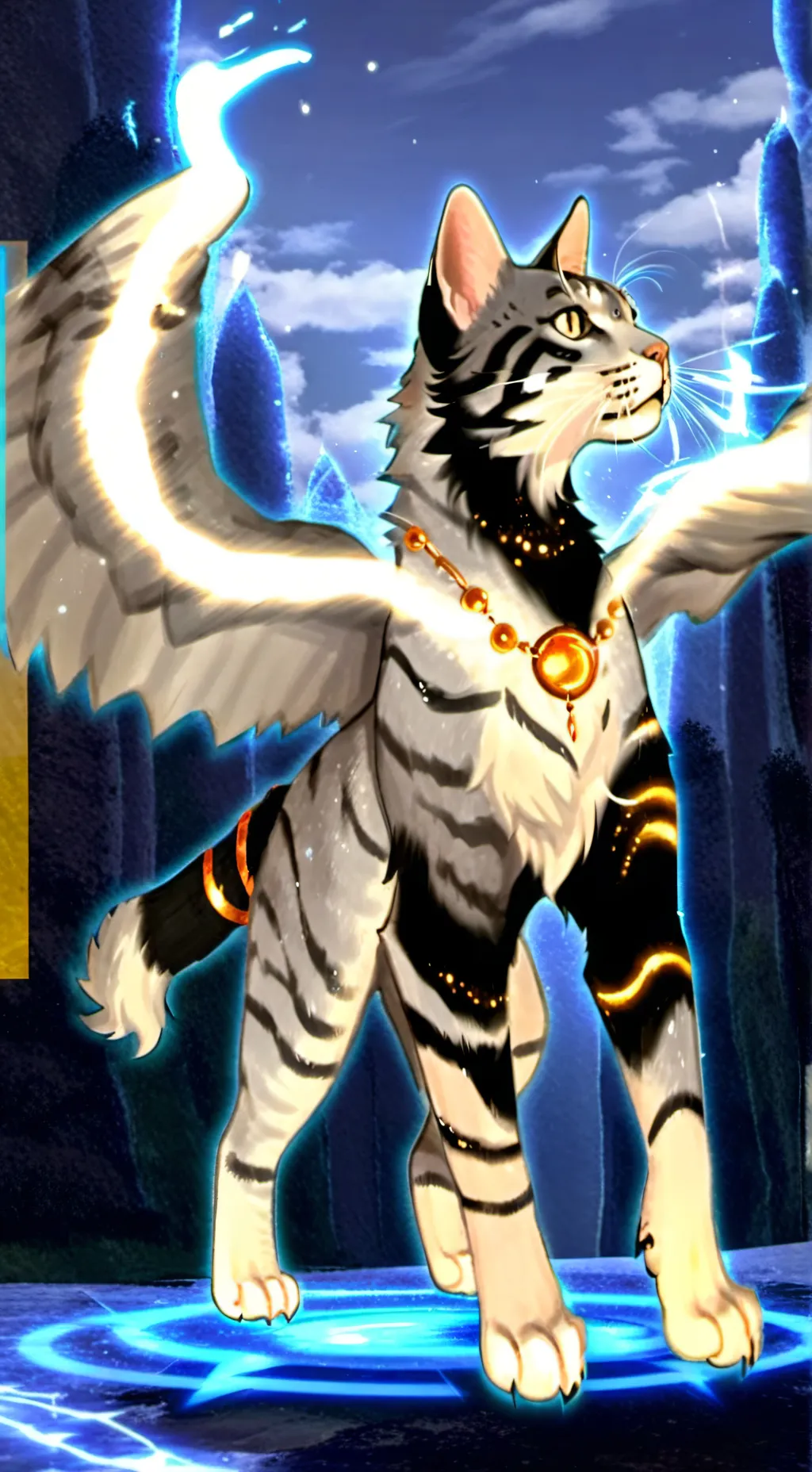 ai character: electri background