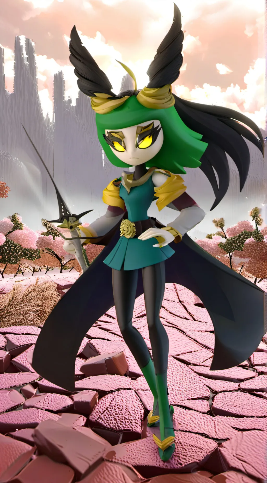 ai character: zeena background