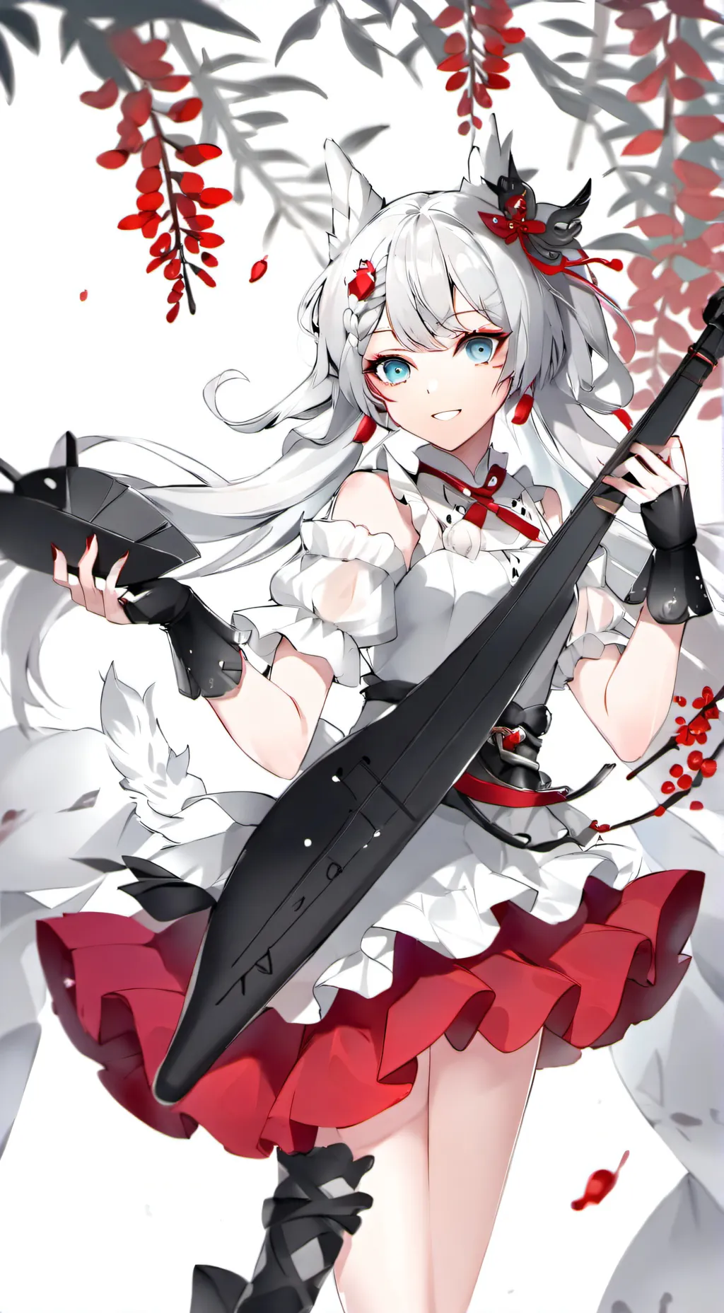 ai character: kiribaku fantasy  background
