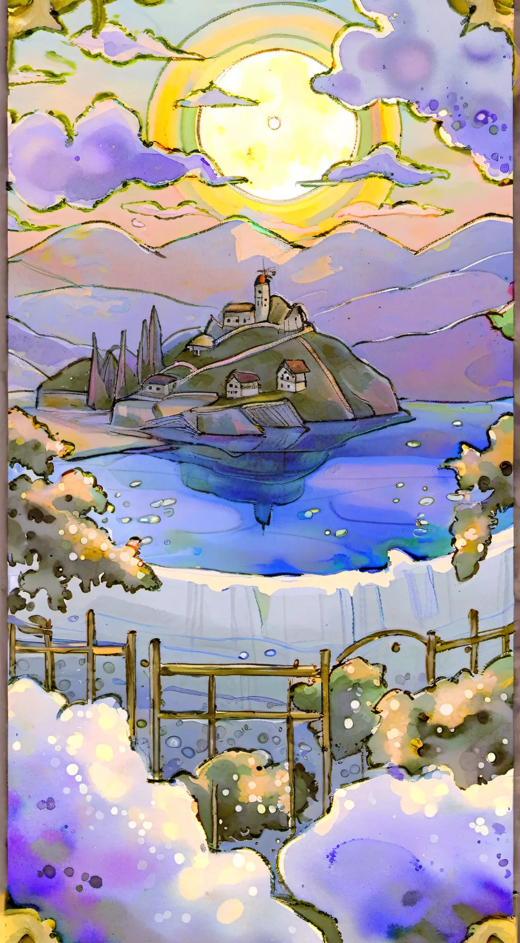 ai character: Happiness background