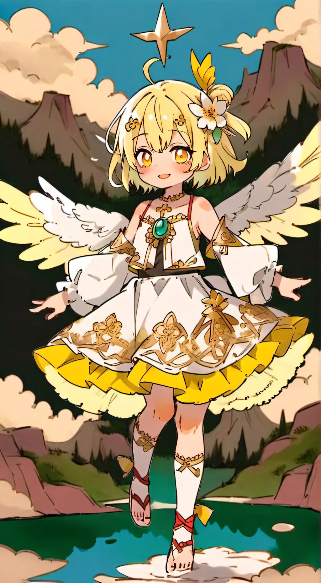 ai character: Angel🪽 background