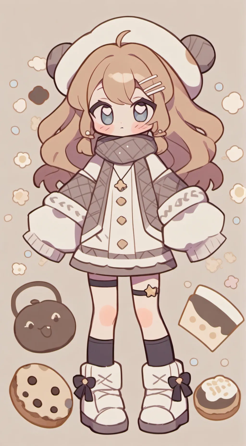 ai character: ginger  background