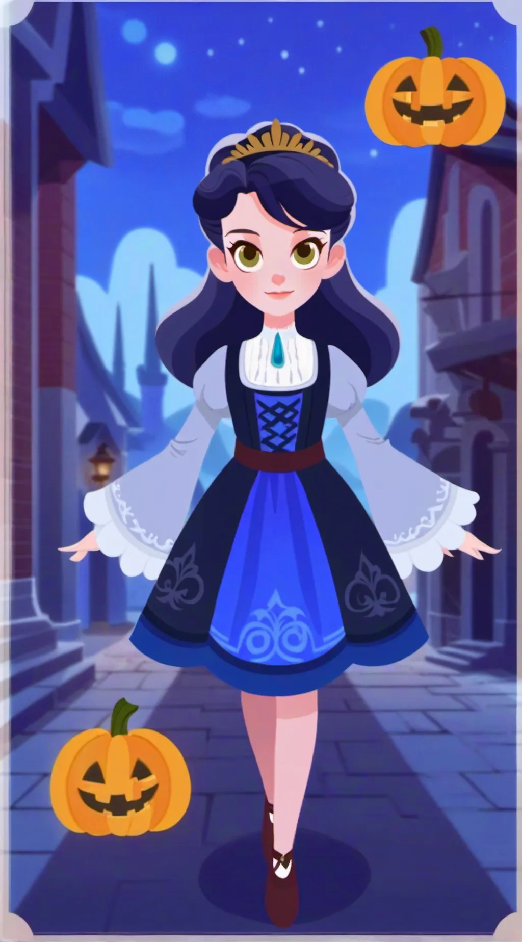 ai character: Thomas runs away  background