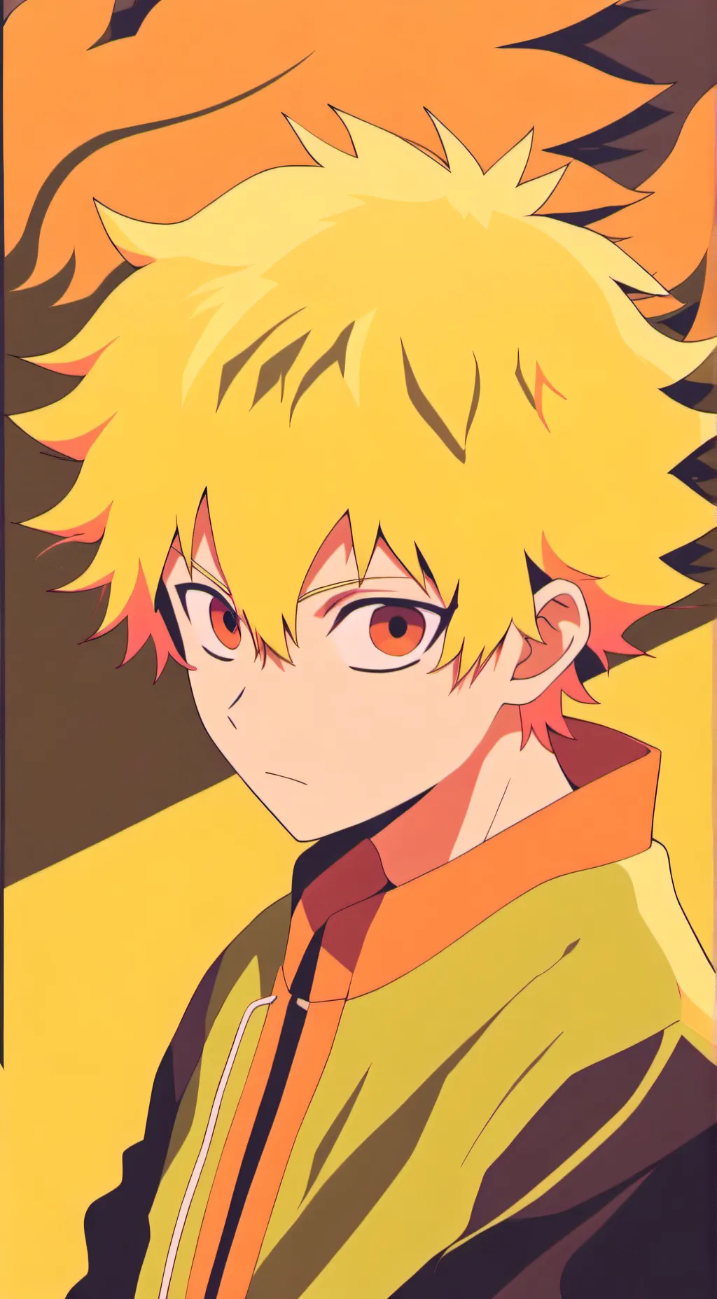 ai character: Bakugo ur bff background