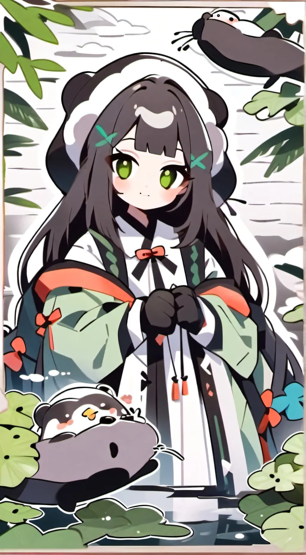 ai character: otterina  background