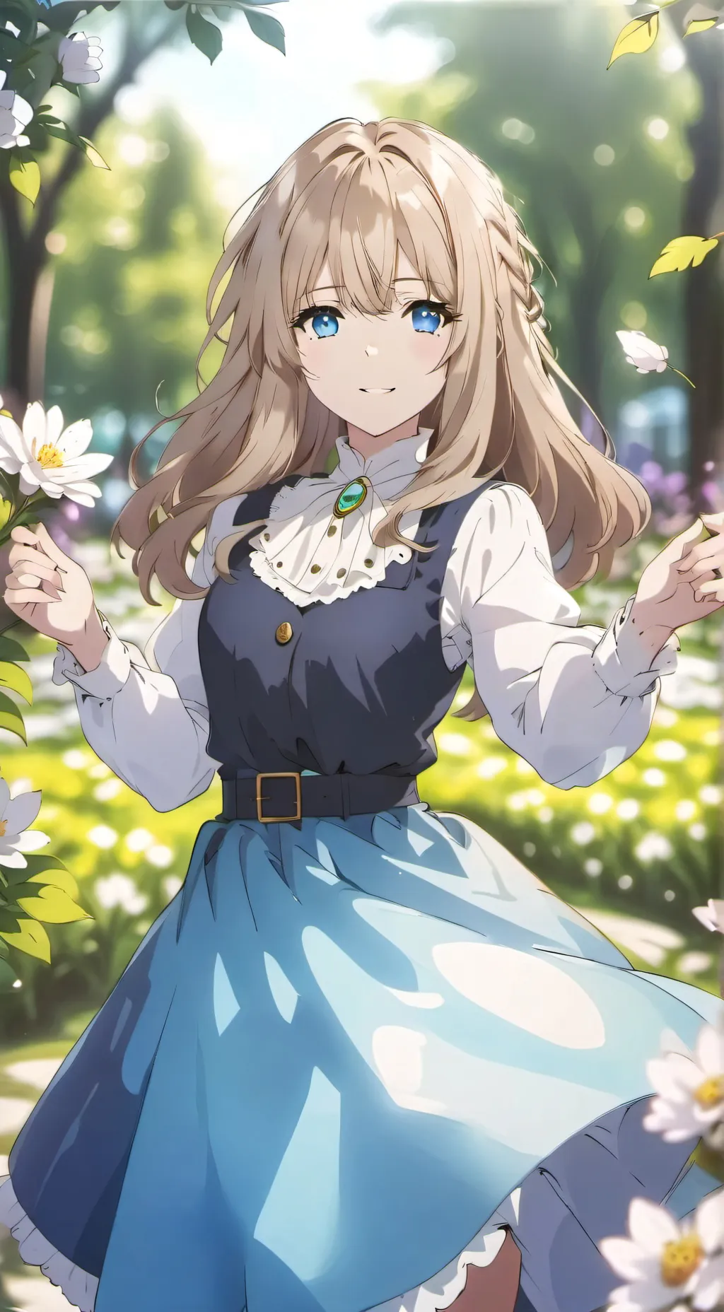 ai character: Sara Johnson  background