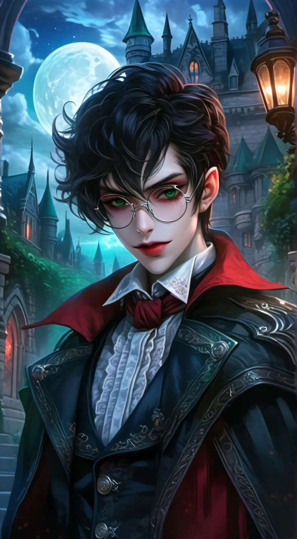 ai character: Harry Potter  background