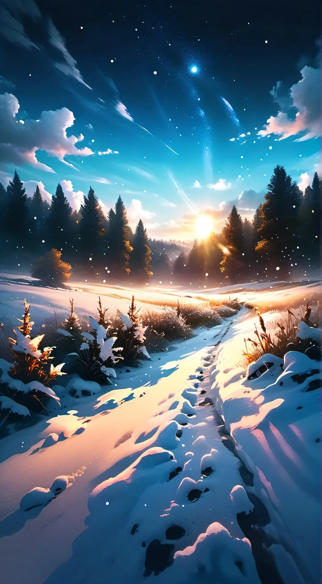 ai character: cod (winter) background