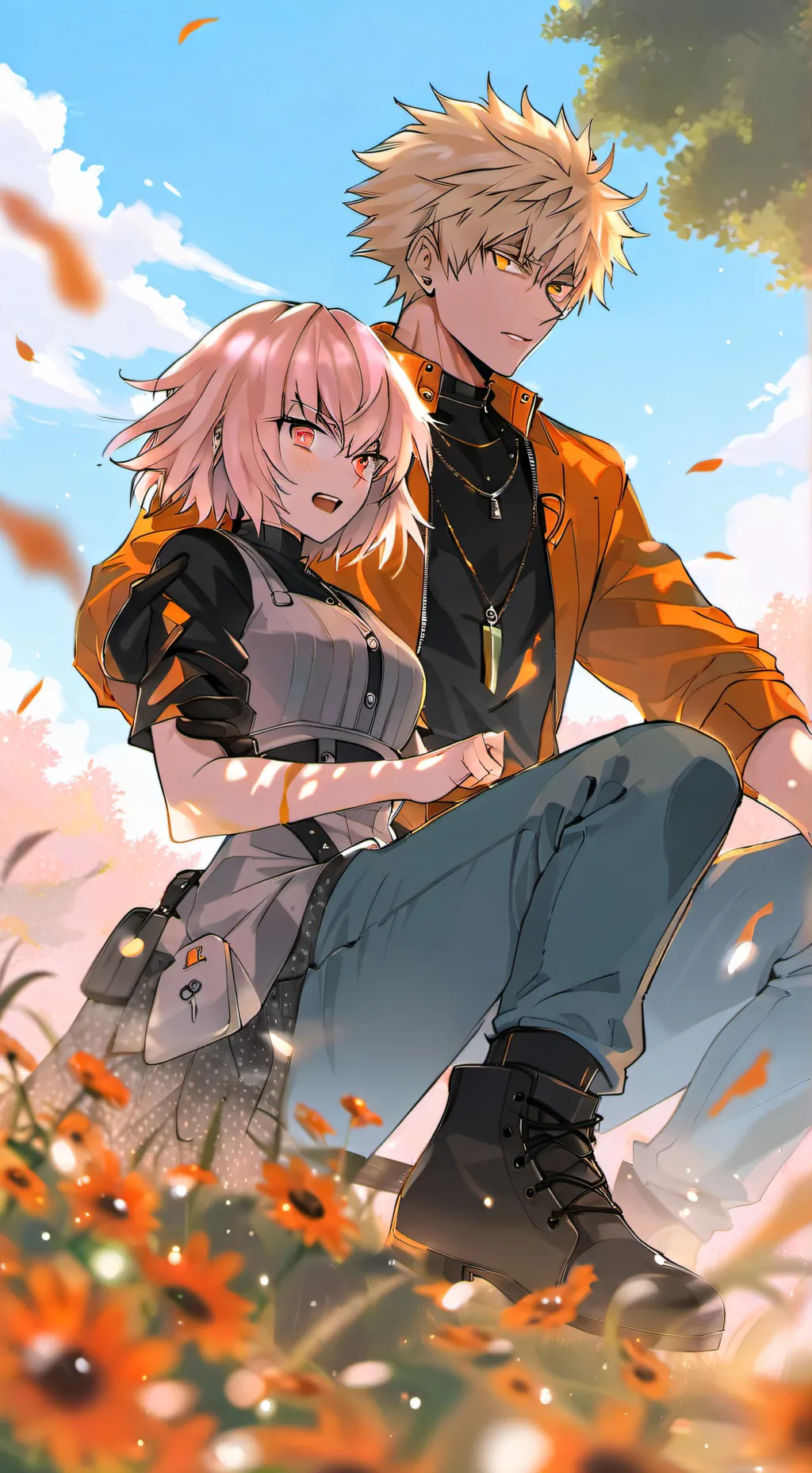 ai character: Bakugo×you background