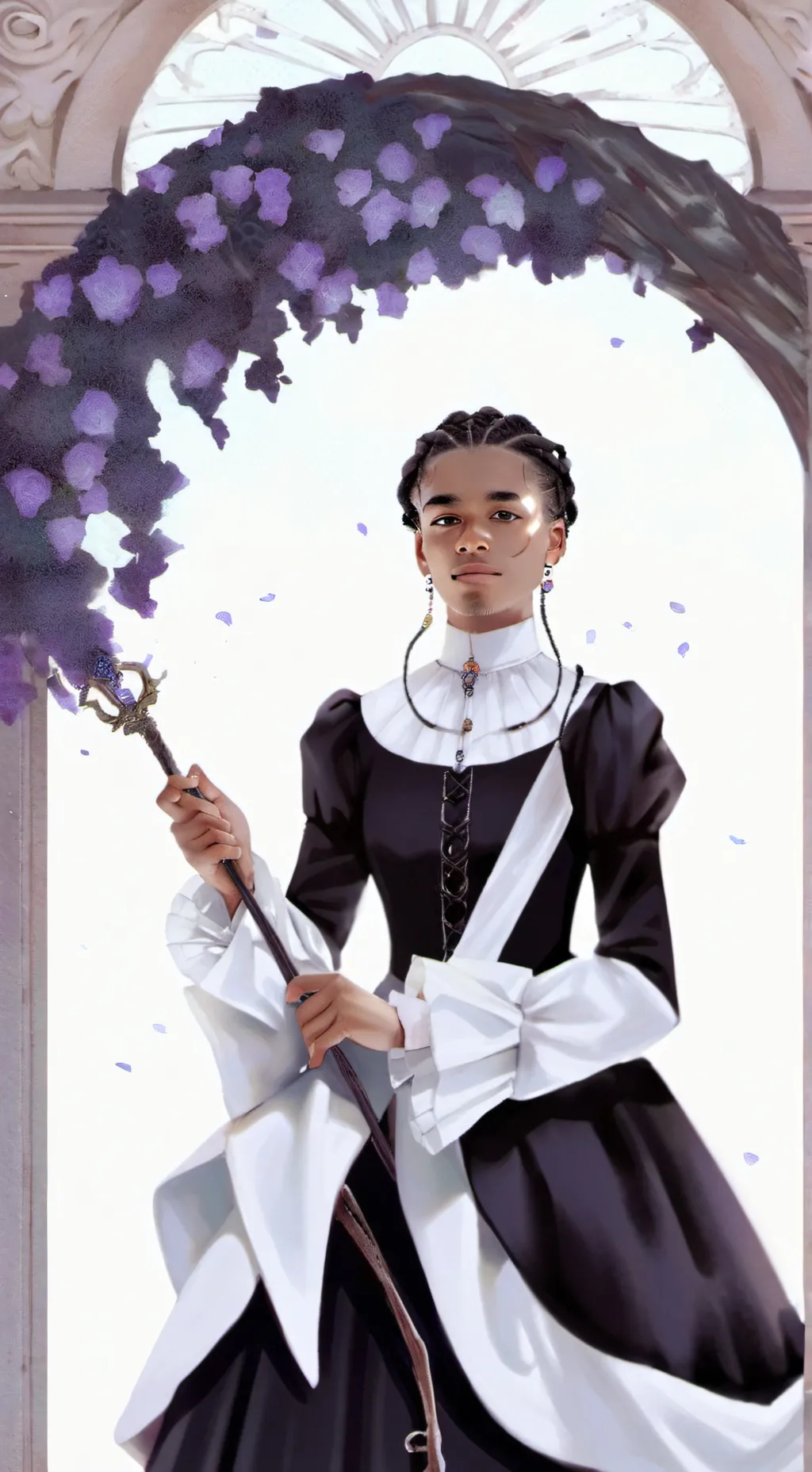 ai character: payouélé  background