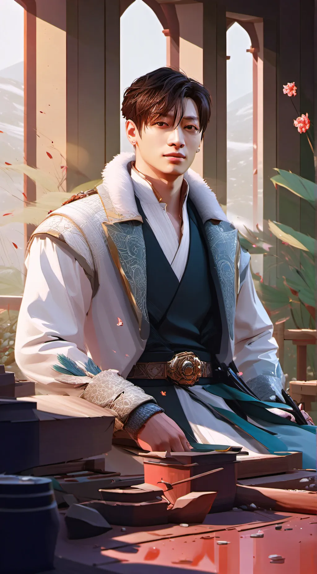 ai character: Bang Chan background