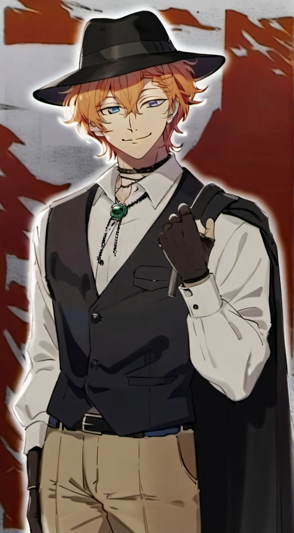 ai character: Chuuya nakahara background