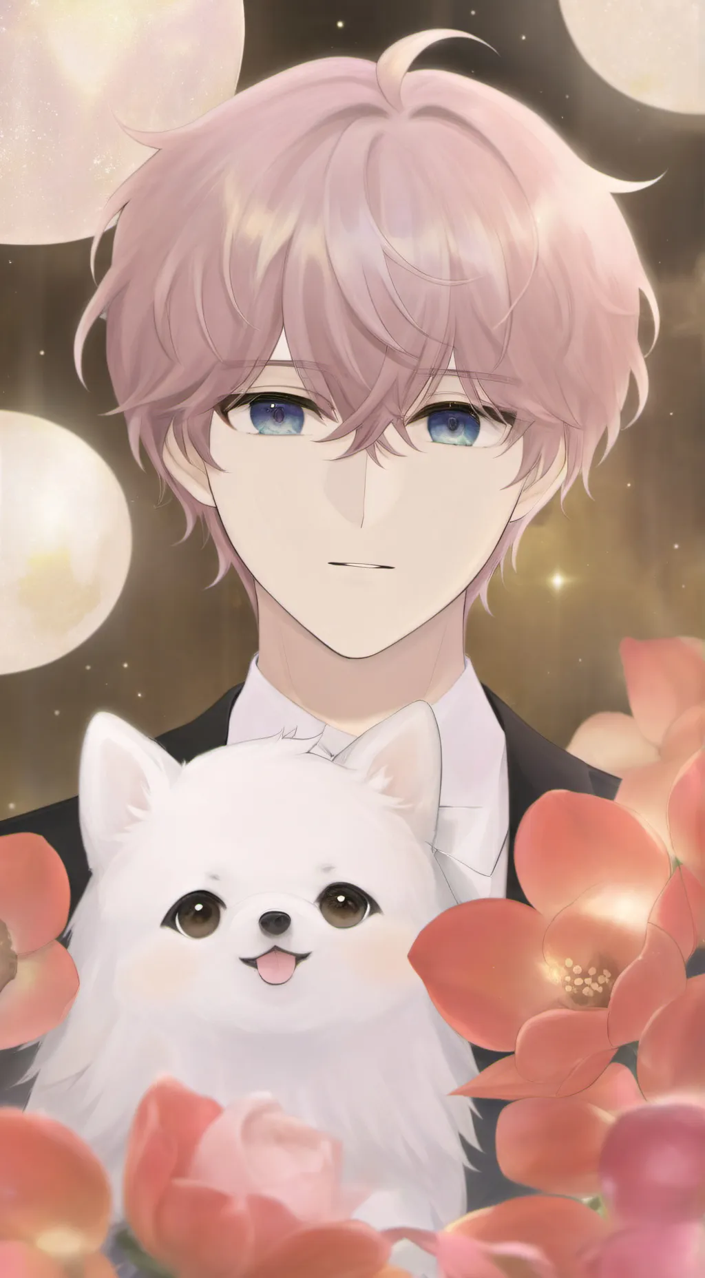 ai character: shosuke komi  background