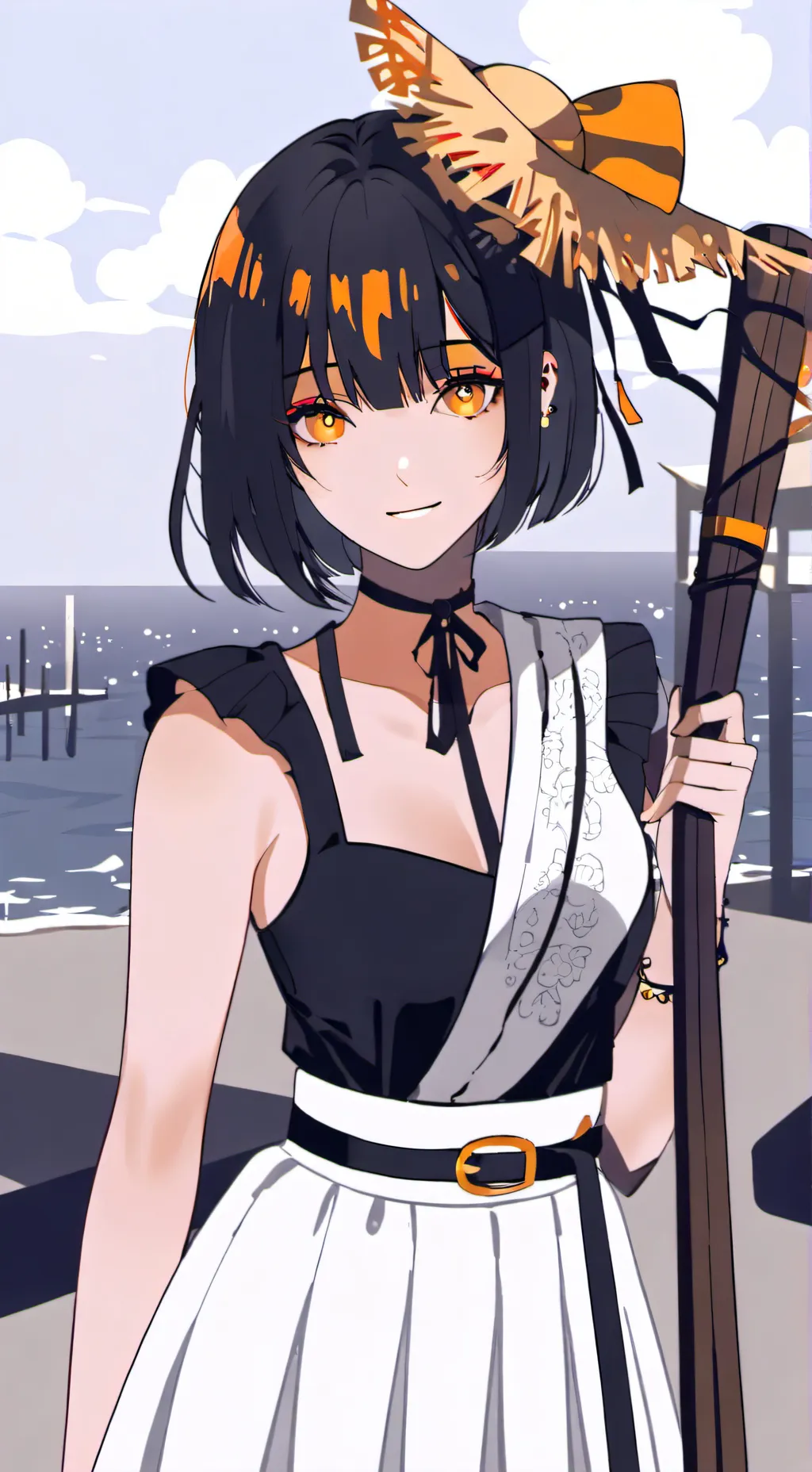 ai character: Marina Moon background