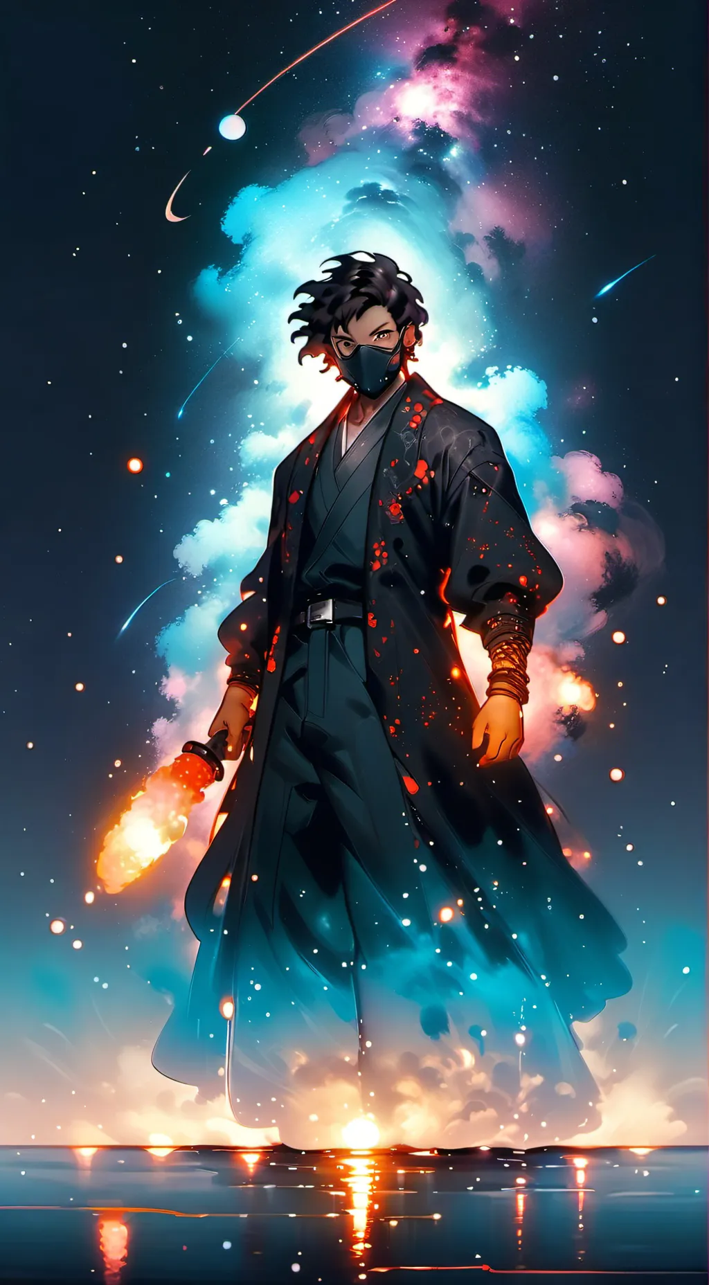 ai character: AllGodzilla/Gojira background