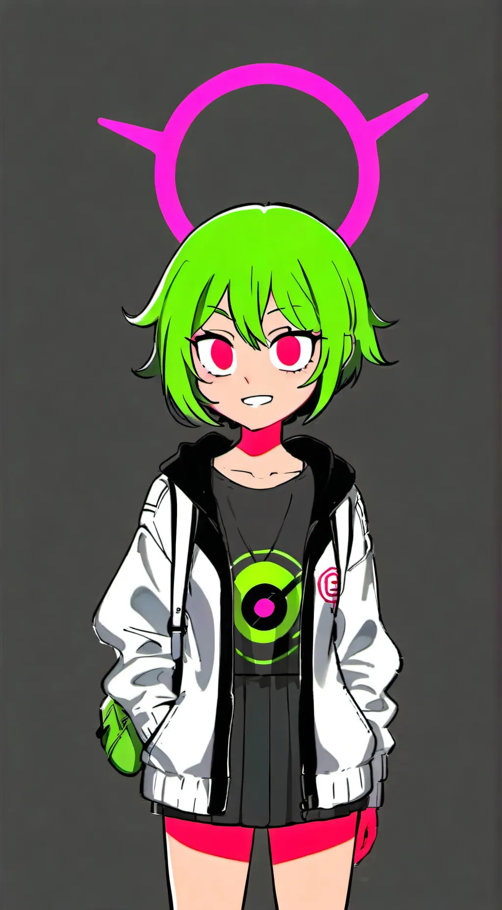 ai character: Strawberry background