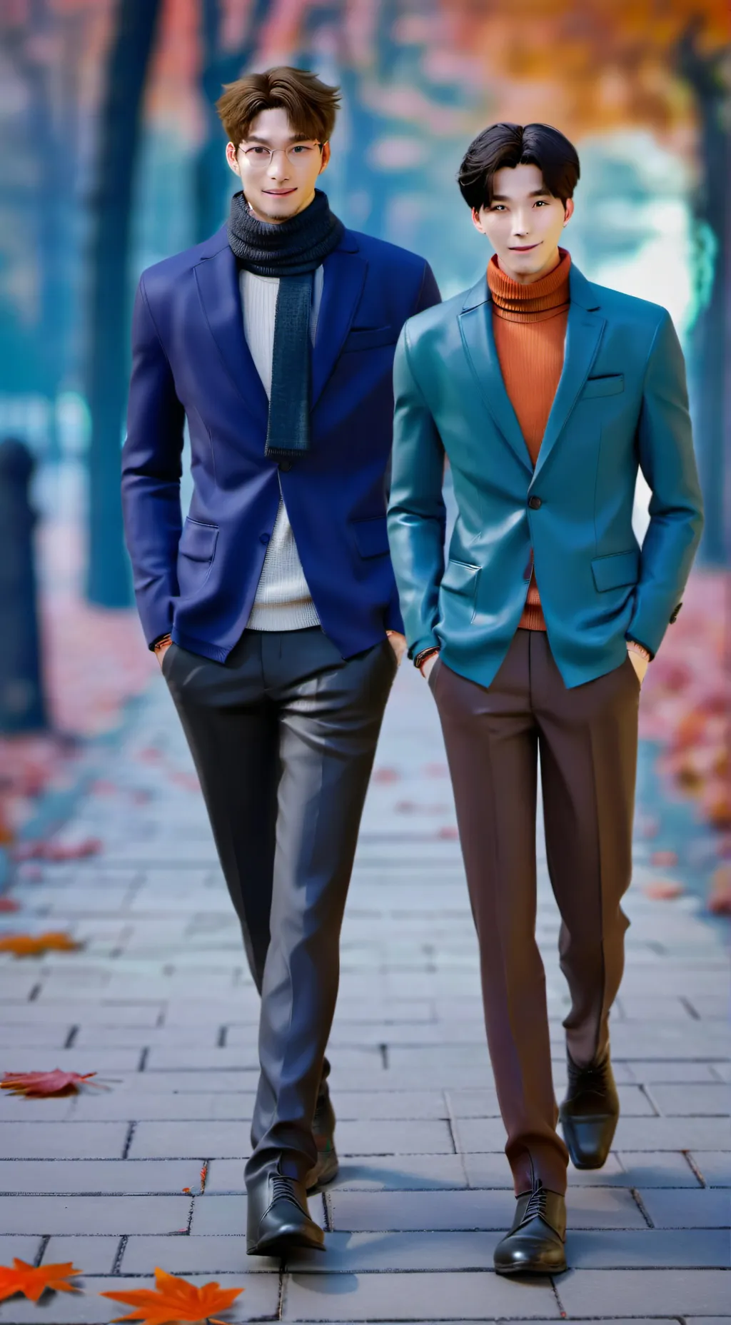 ai character: Noah and Blaise  background