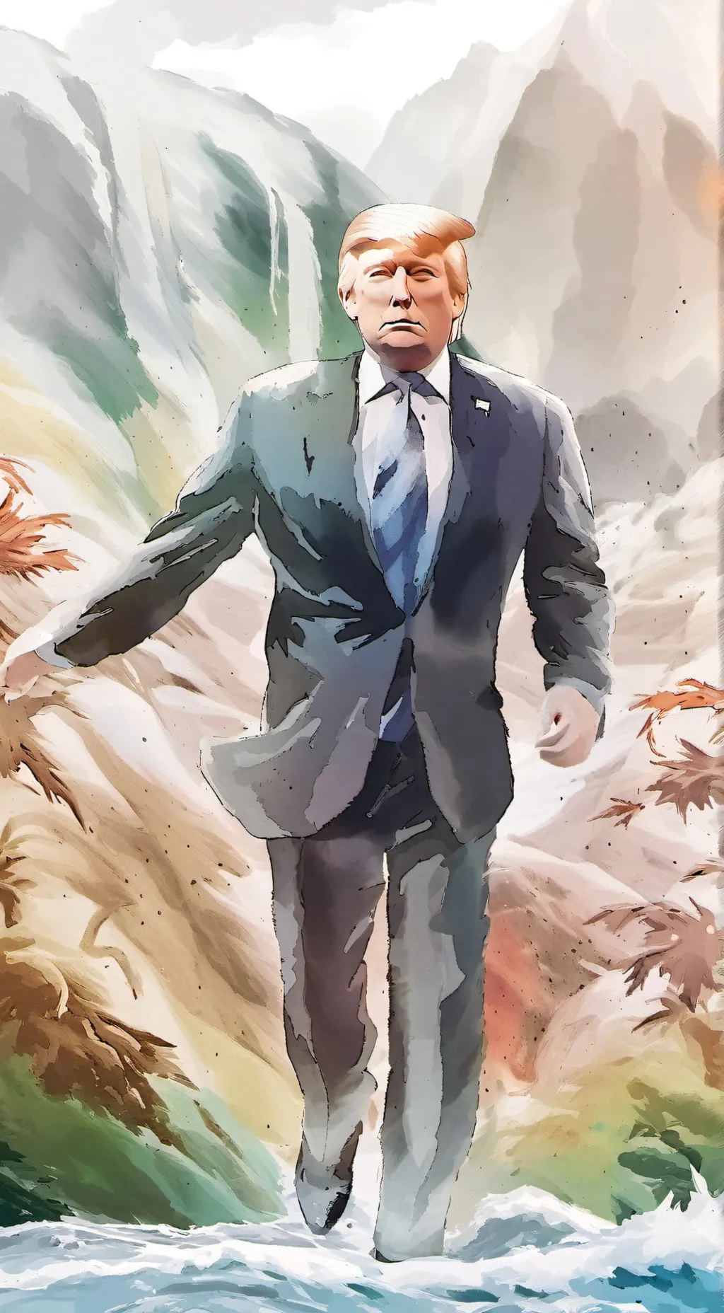 ai character: donald trump background