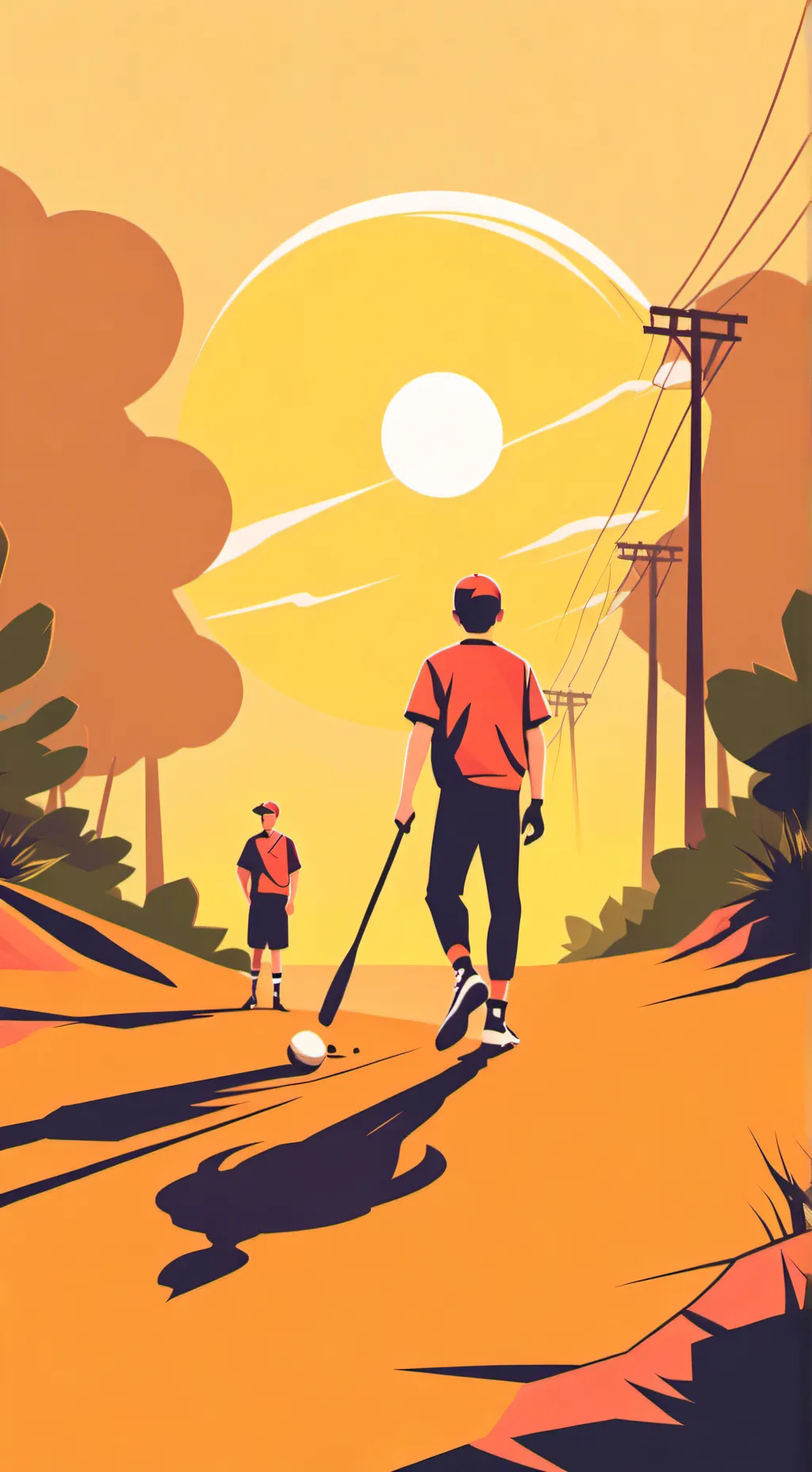 ai character: Sandlot  background