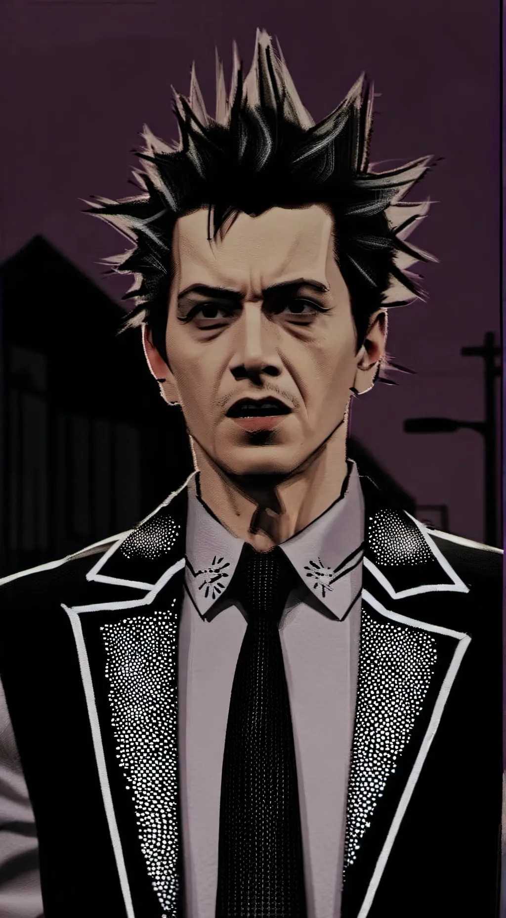 ai character: jimmy urine. background