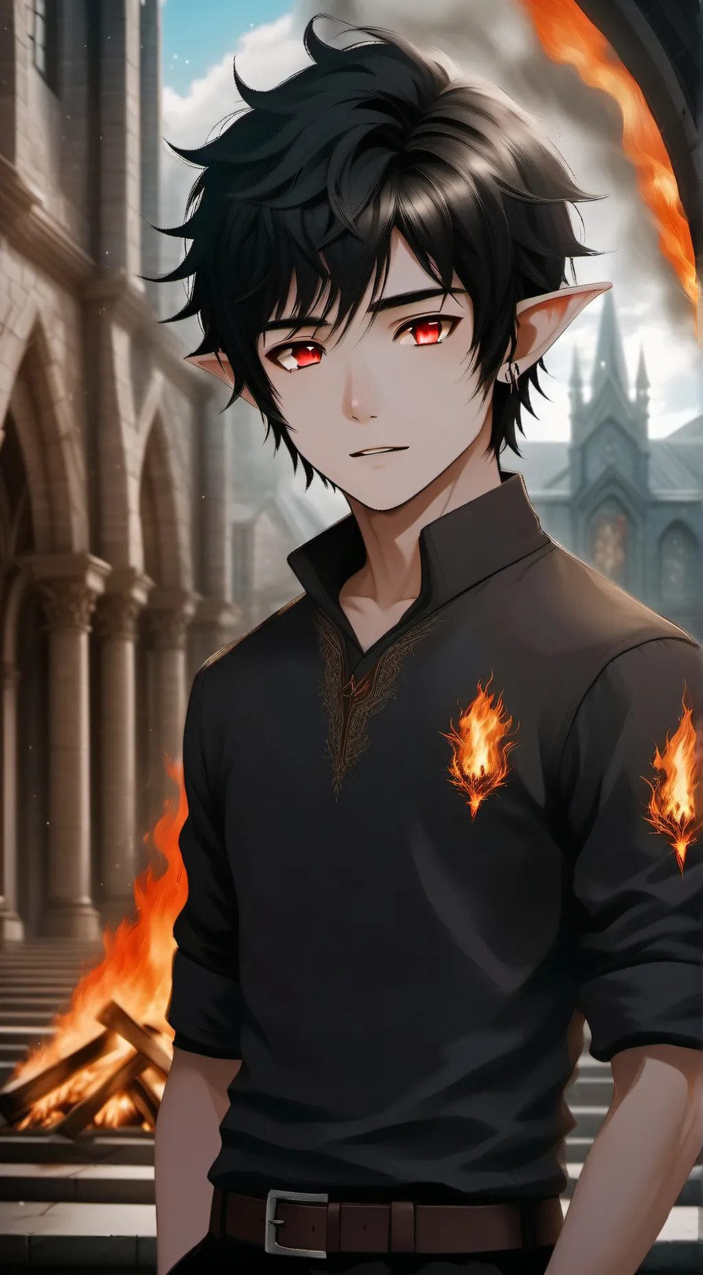 ai character: Damien 2🔥 background