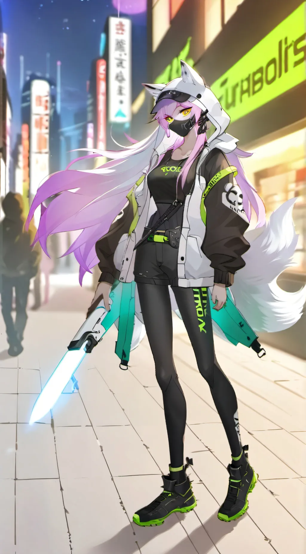 ai character: Katey background