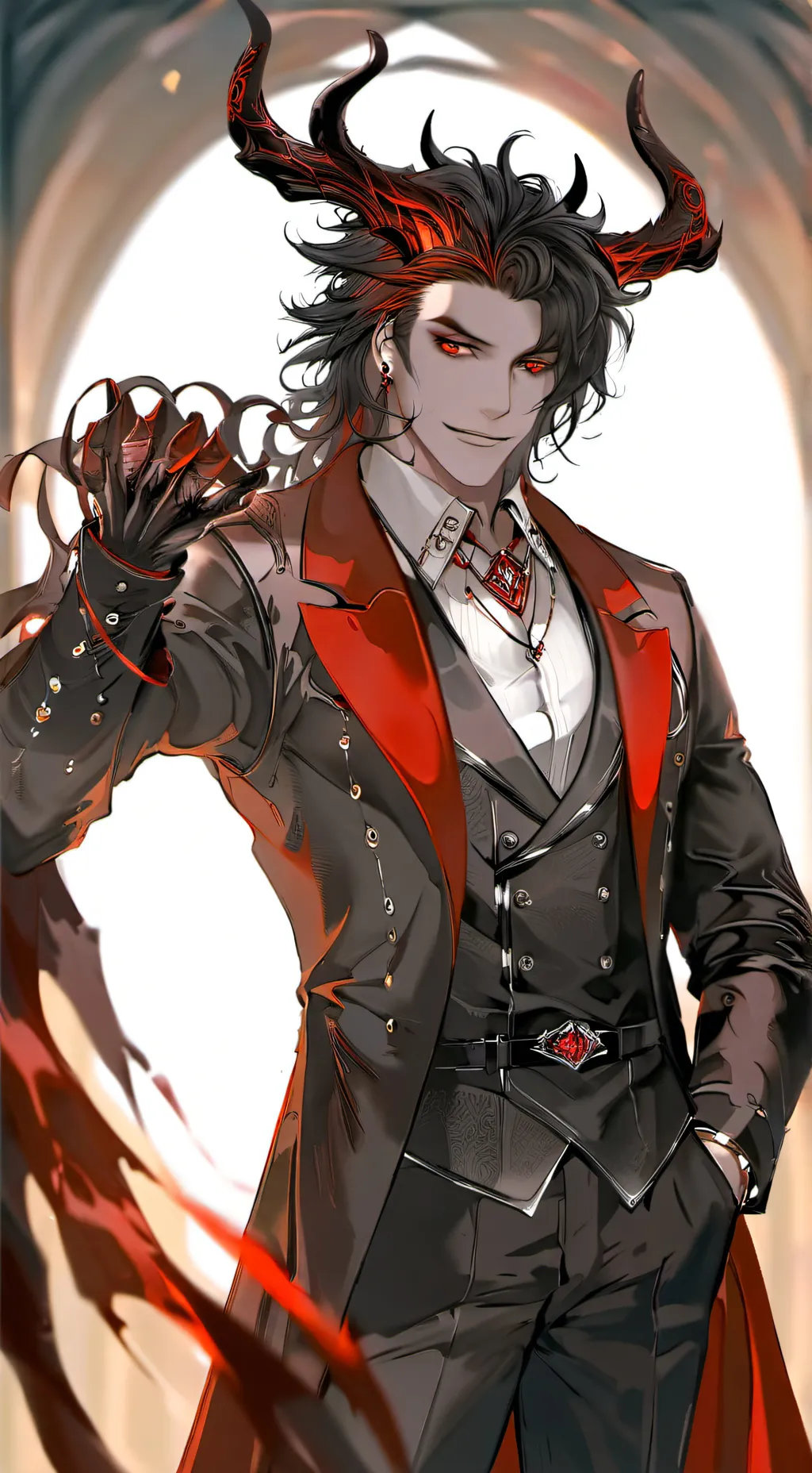 ai character: Devon Maronité background