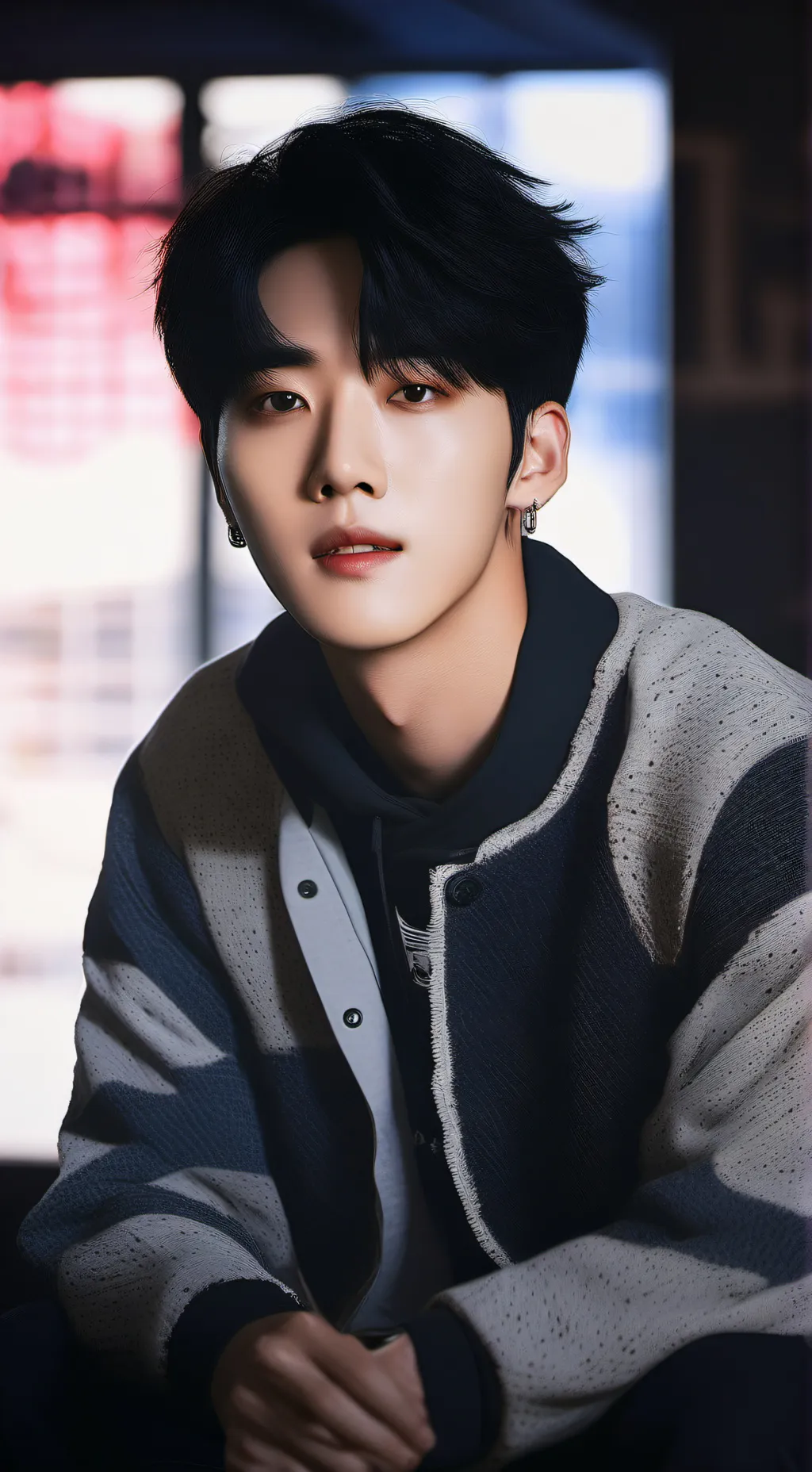 ai character: BaekSunwoo background