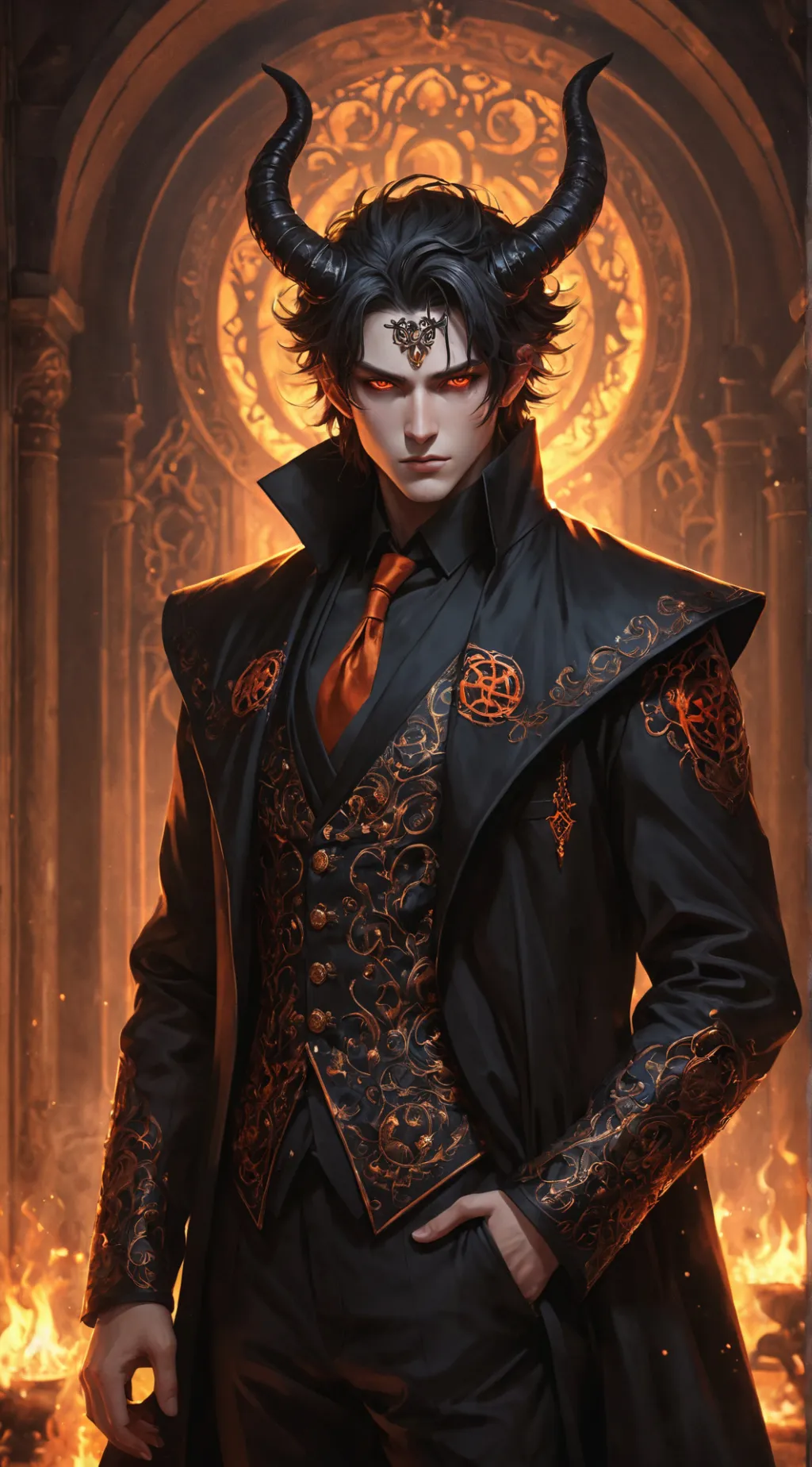 ai character: Lucien background