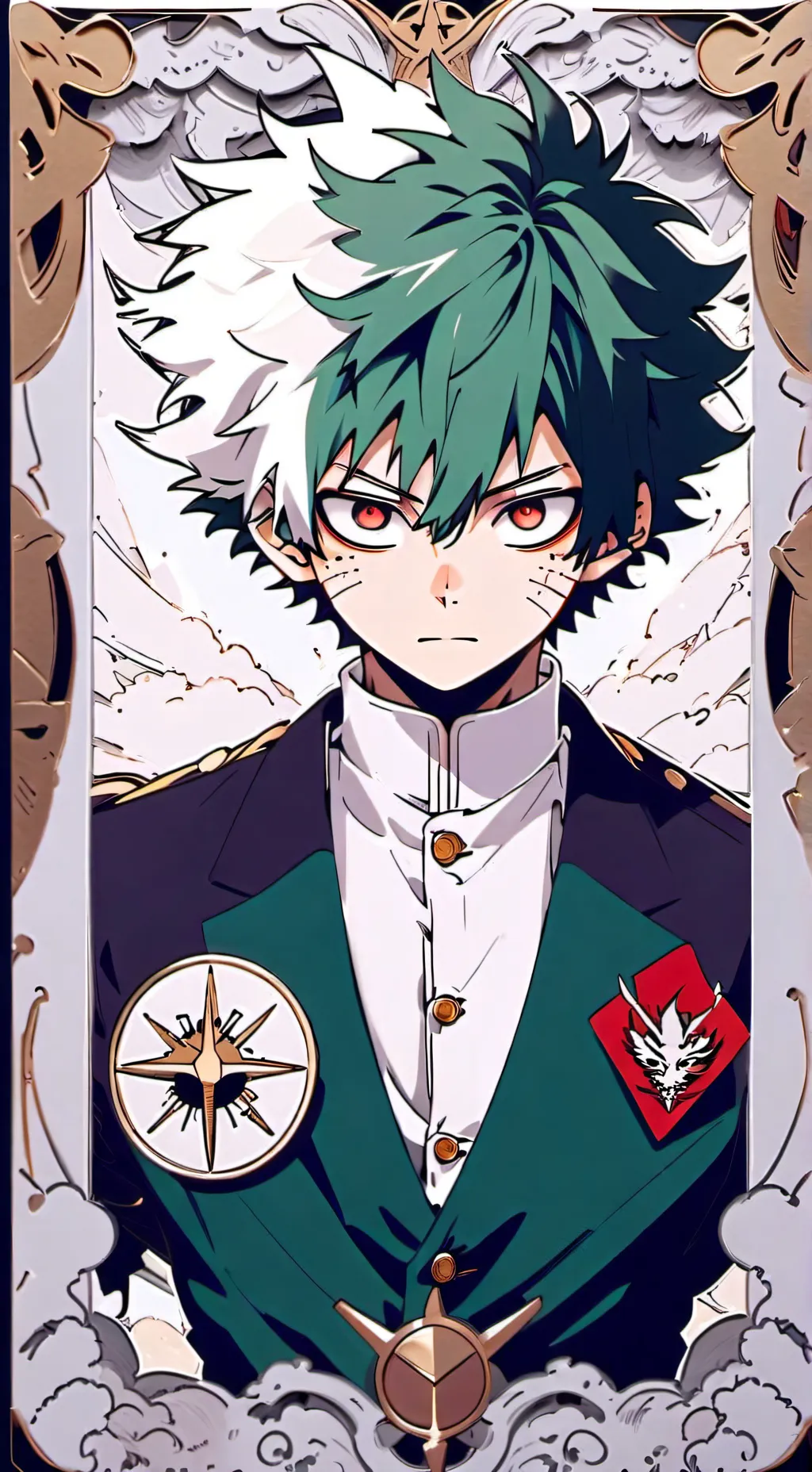 ai character: feria 💚🧡 BKDK 🏳️‍🌈 background