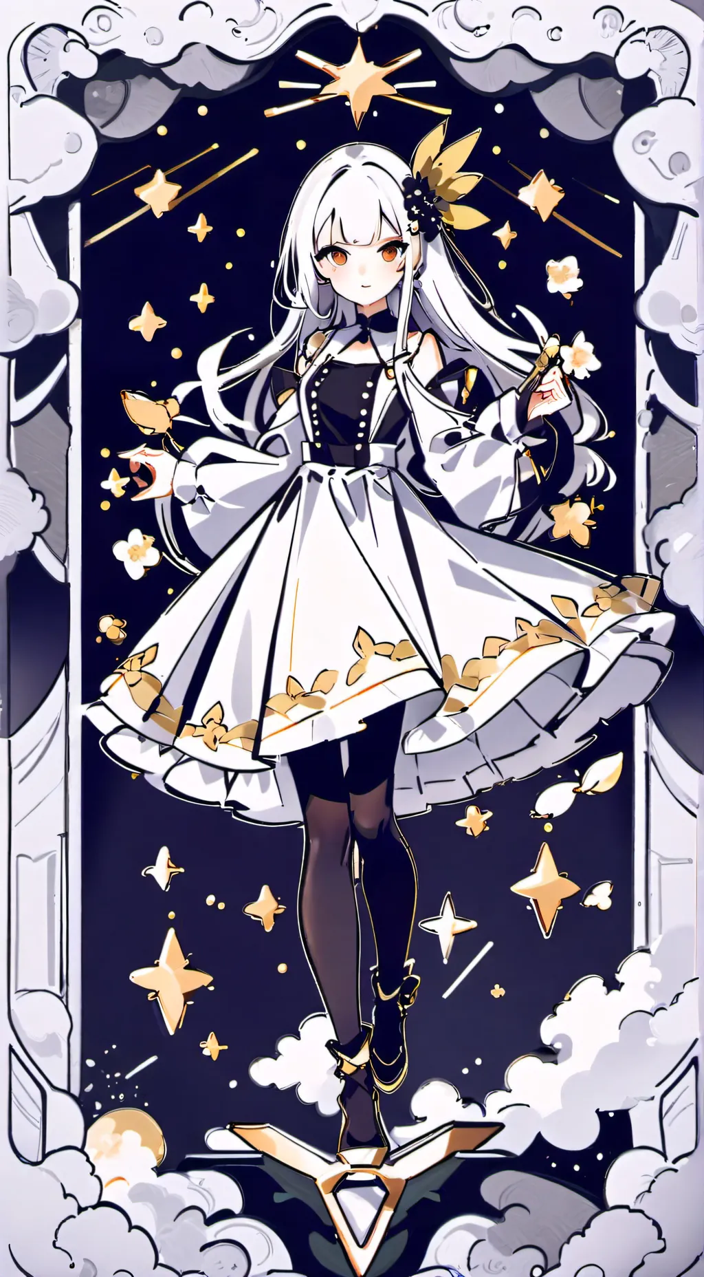 ai character: bad sanses x star background