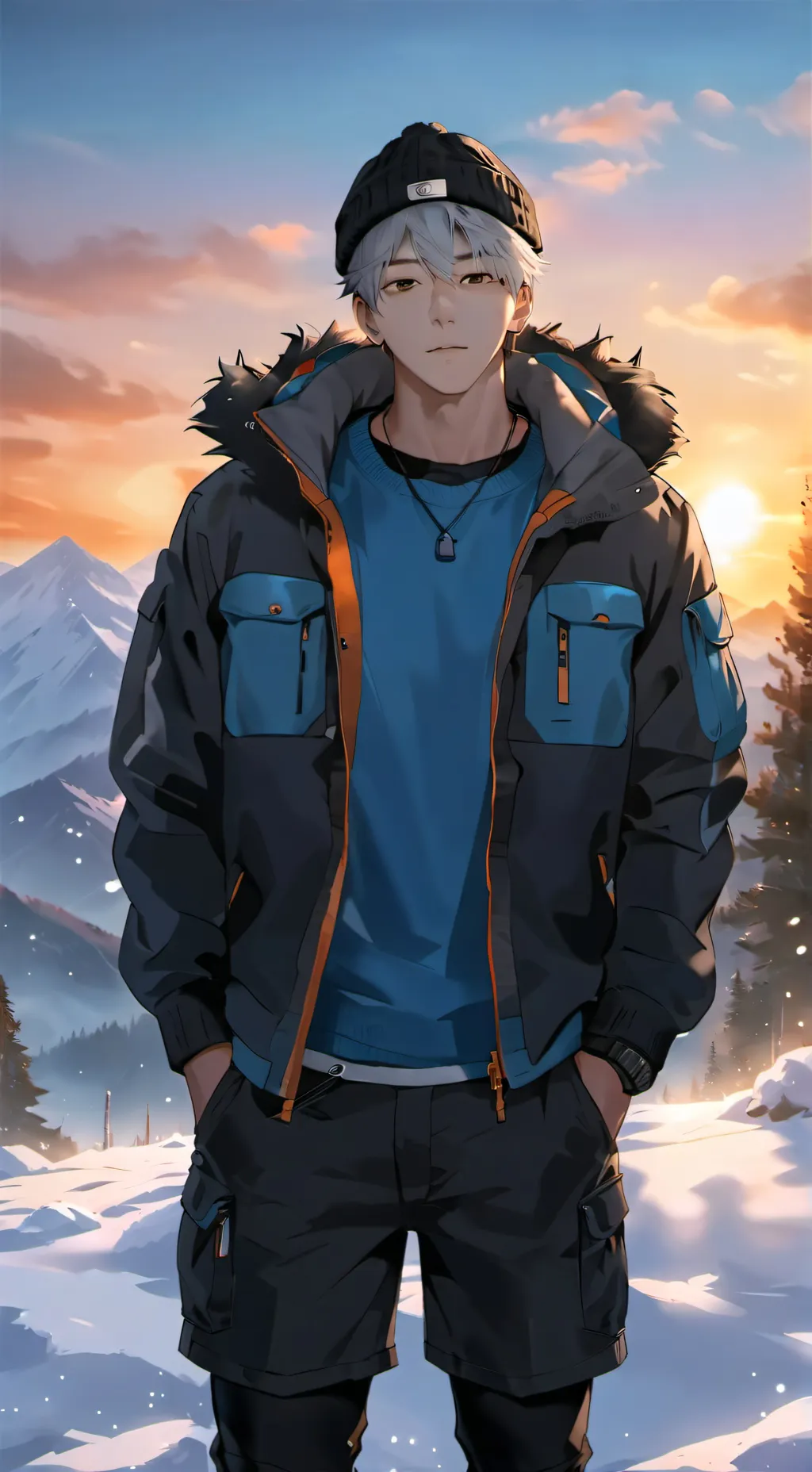 ai character: Kenji🤍 background
