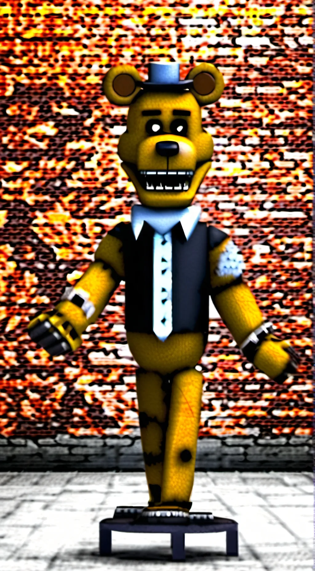 ai character: ★golden freddy★ background