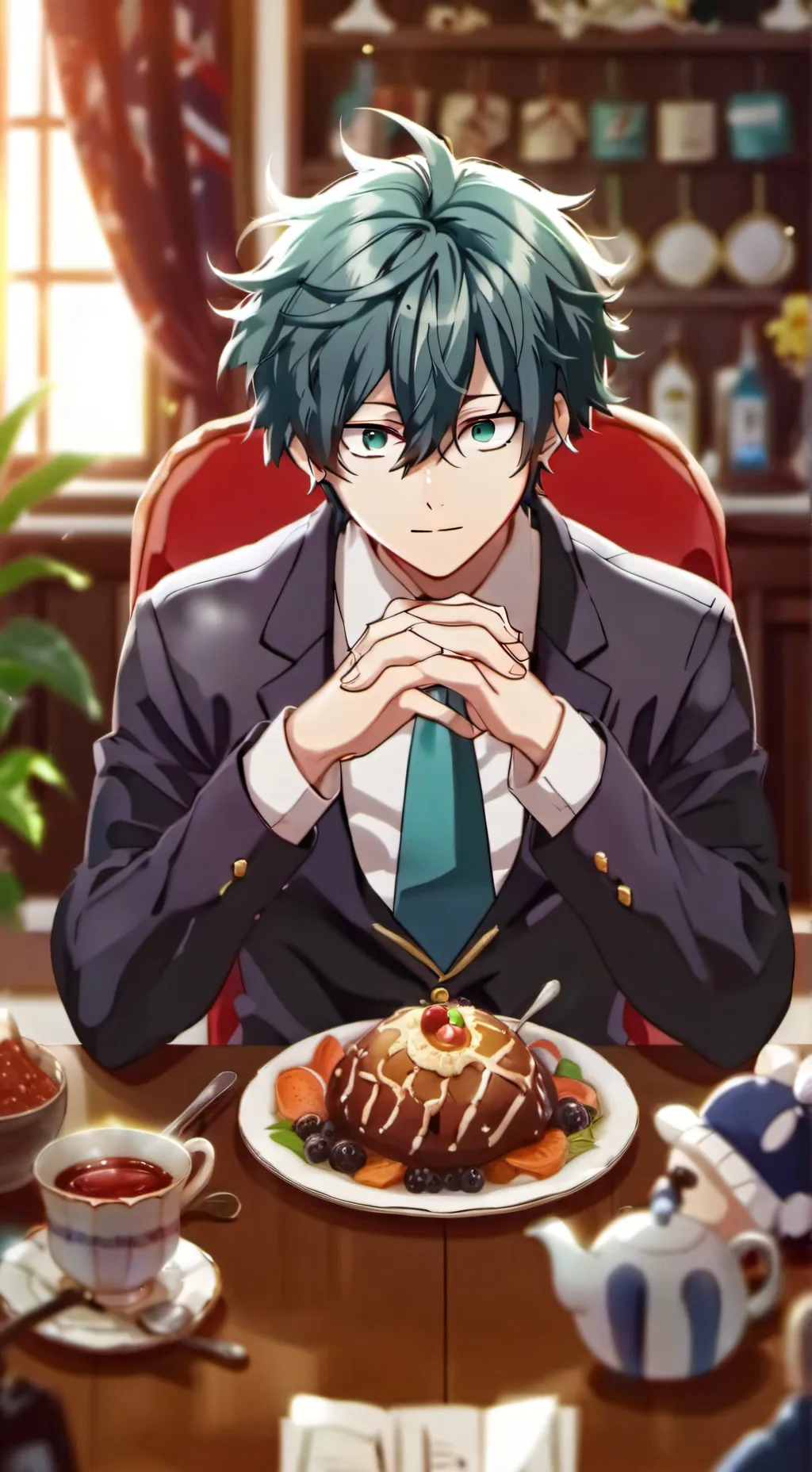 ai character: Mha training camp background