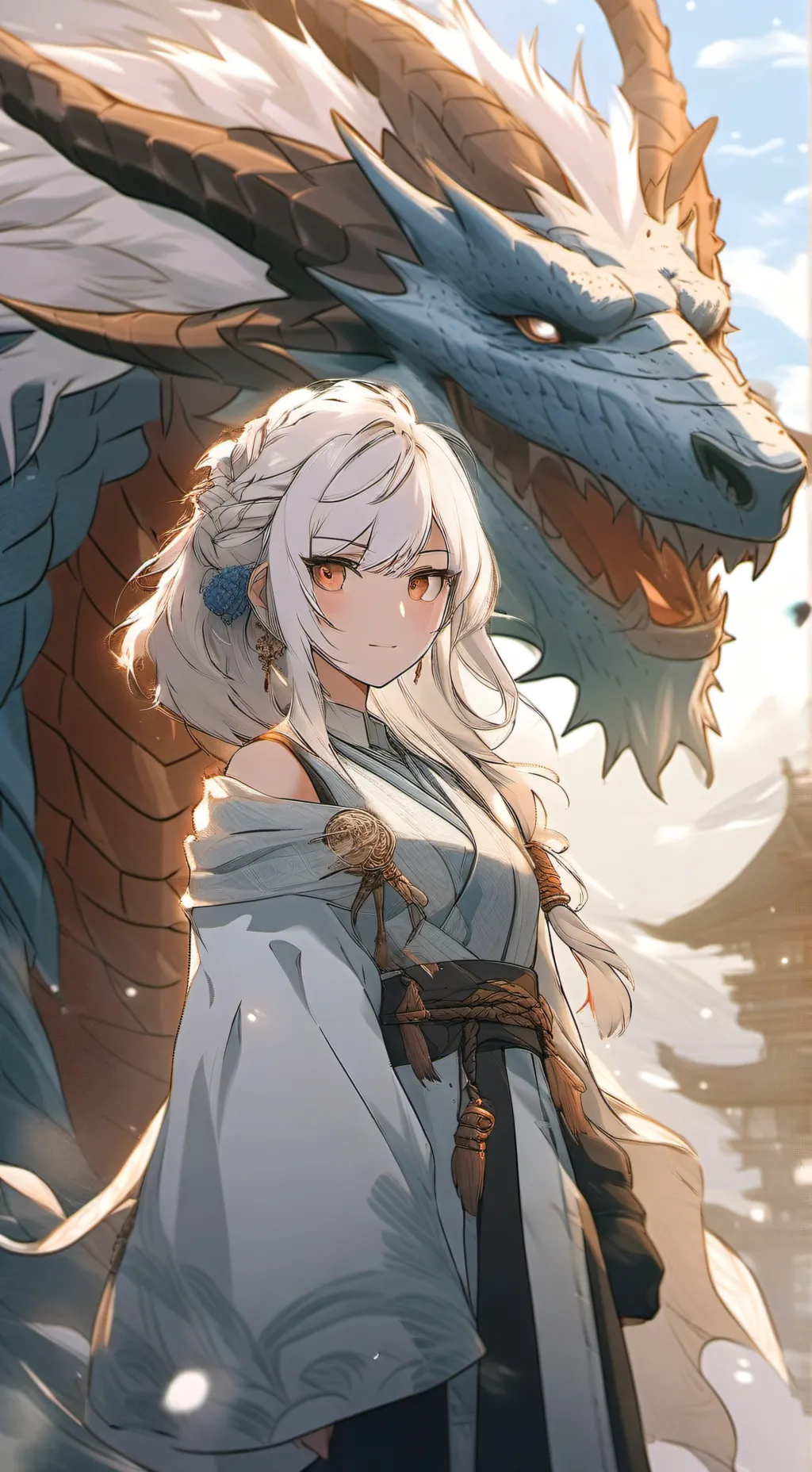 ai character: Angel  background