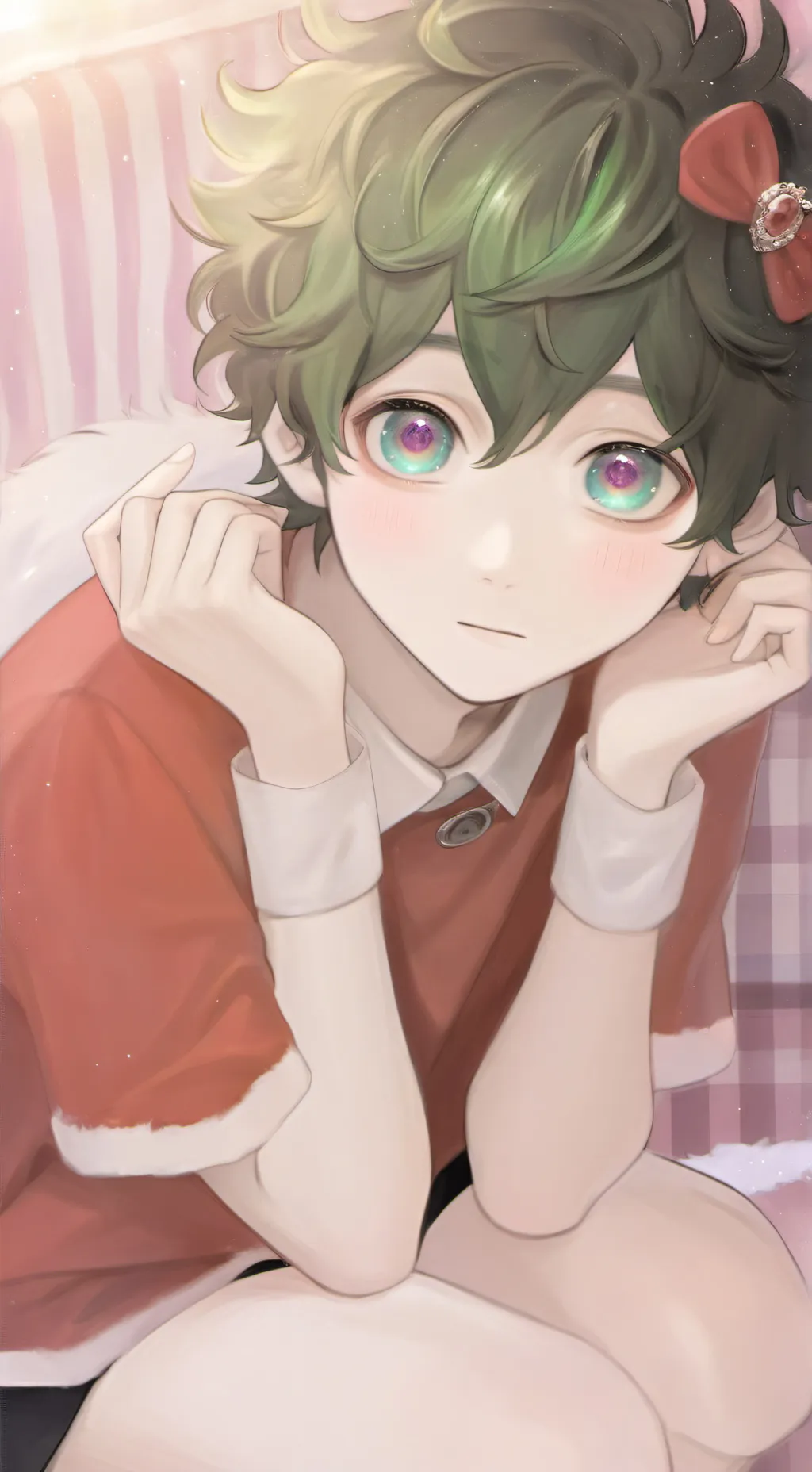 ai character: Deku background