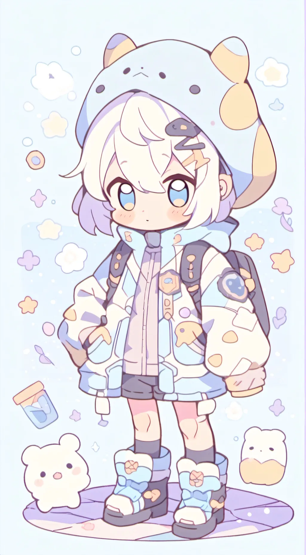 ai character: bfri be like background