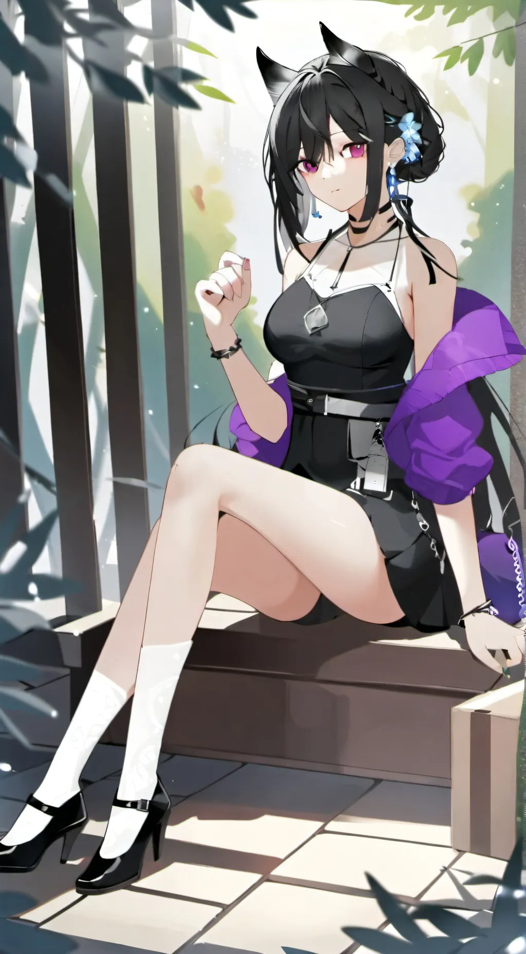 ai character: Kandy OC  background