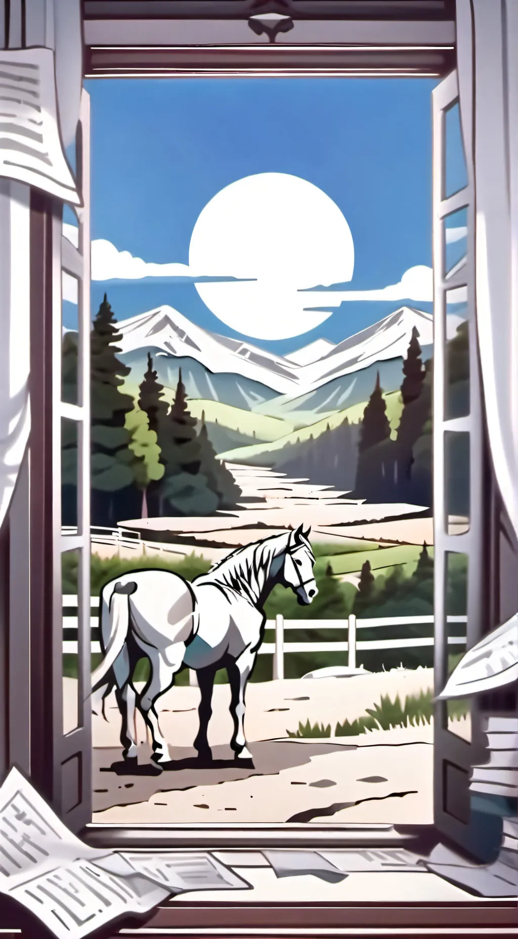 ai character: fpe ranch au background