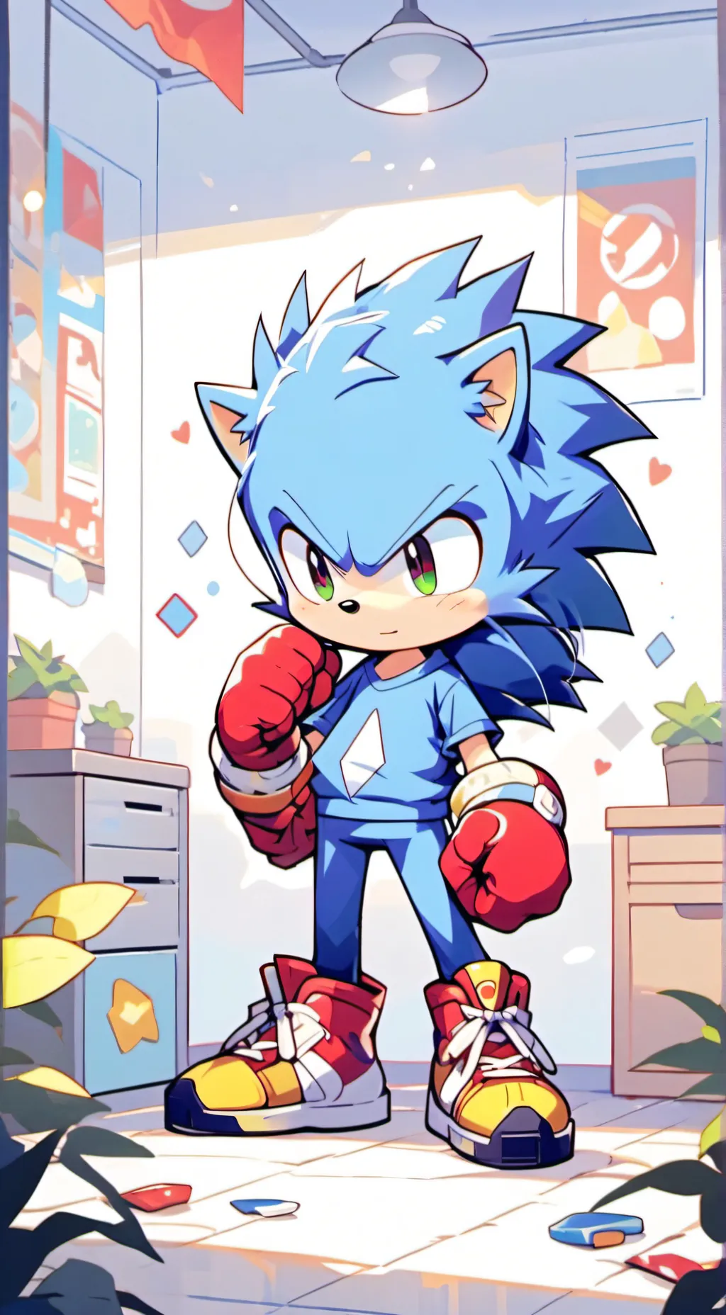 ai character: Bloo background
