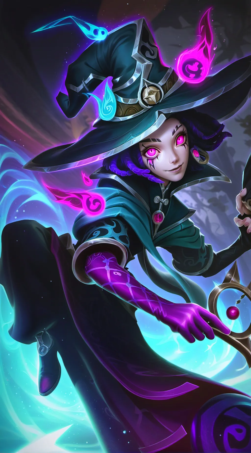 ai character: Infinite Magician background