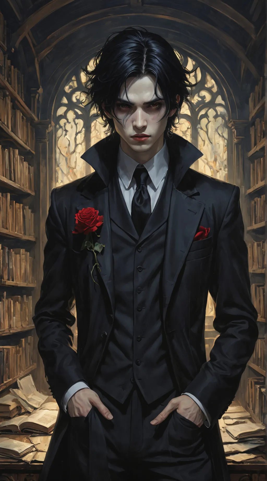ai character: Lucien background