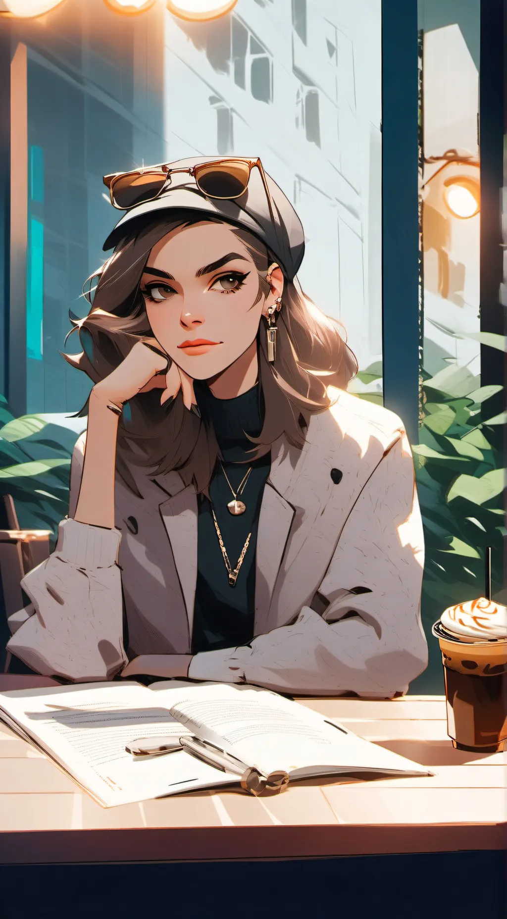 ai character: The Influencer's Dilemma background