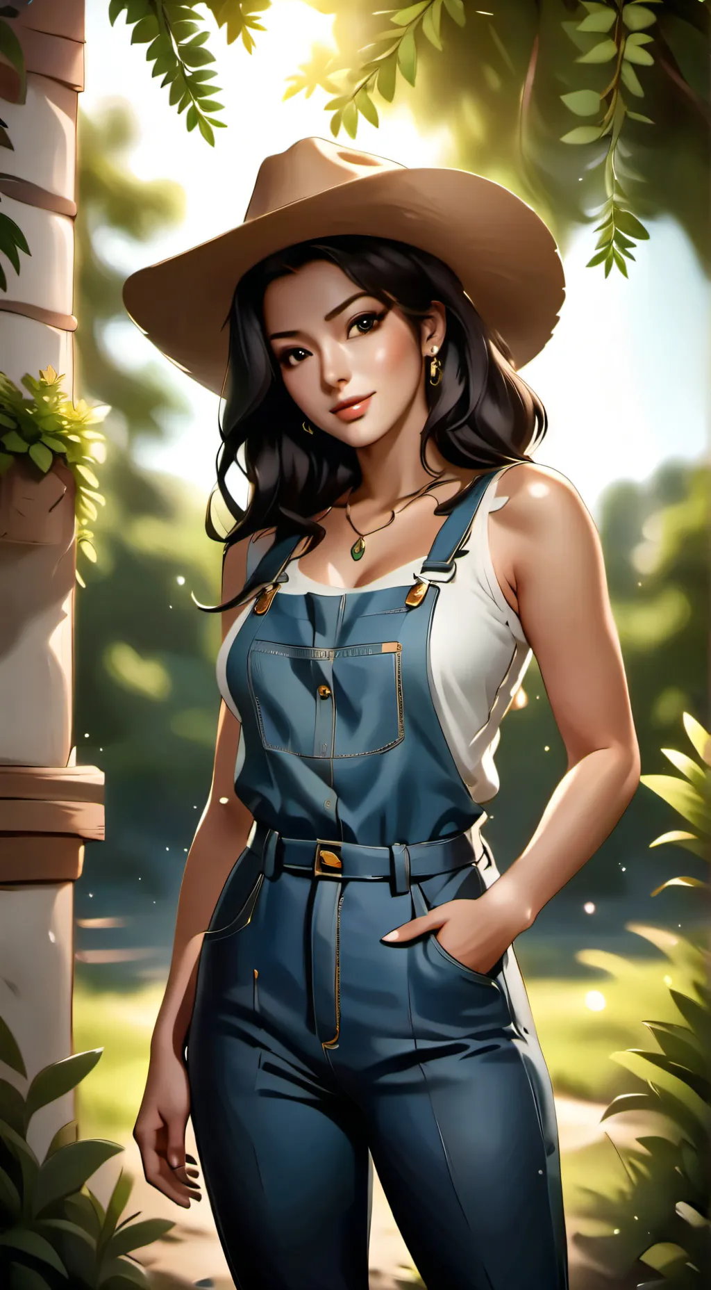 ai character: Evelyn background