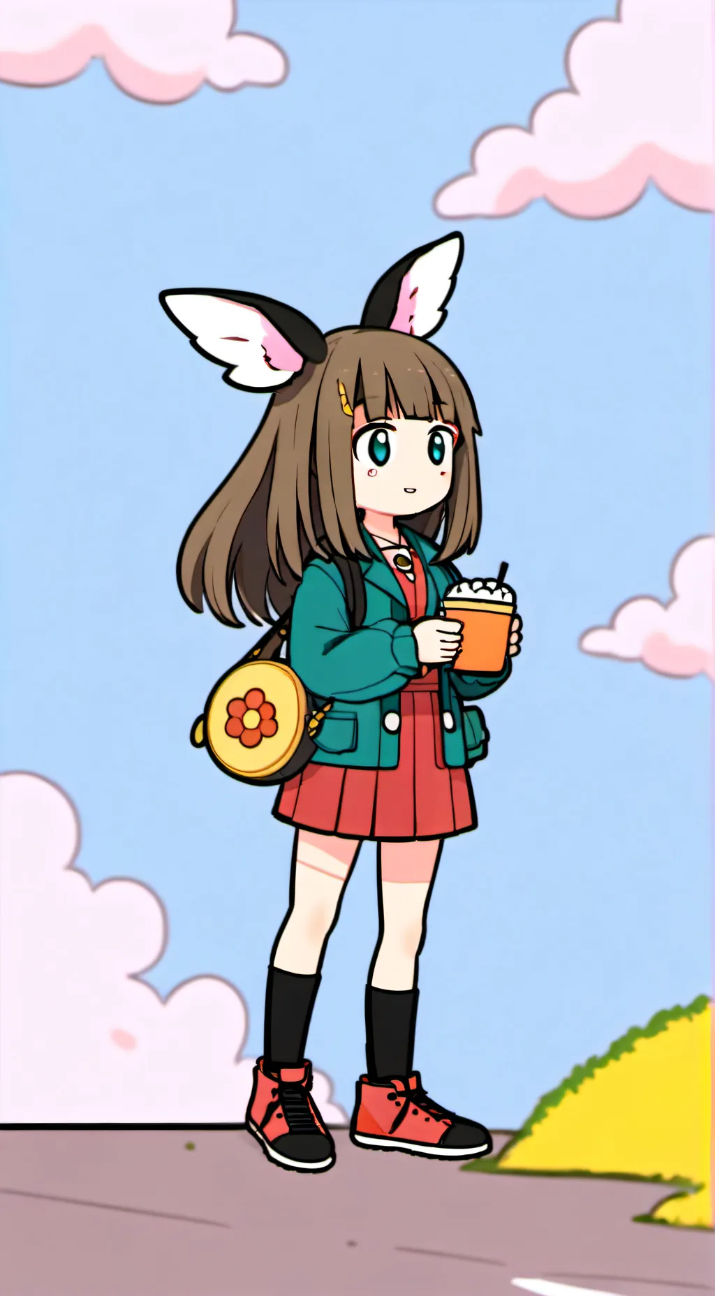 ai character: Milka1256 background