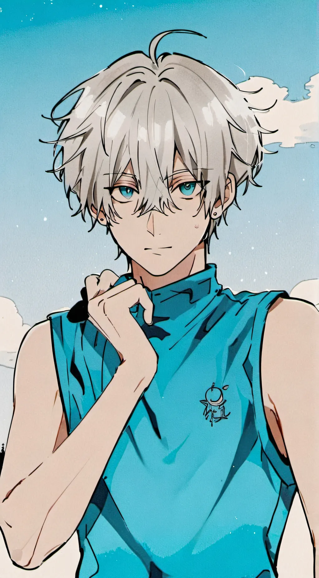 ai character: Мак background