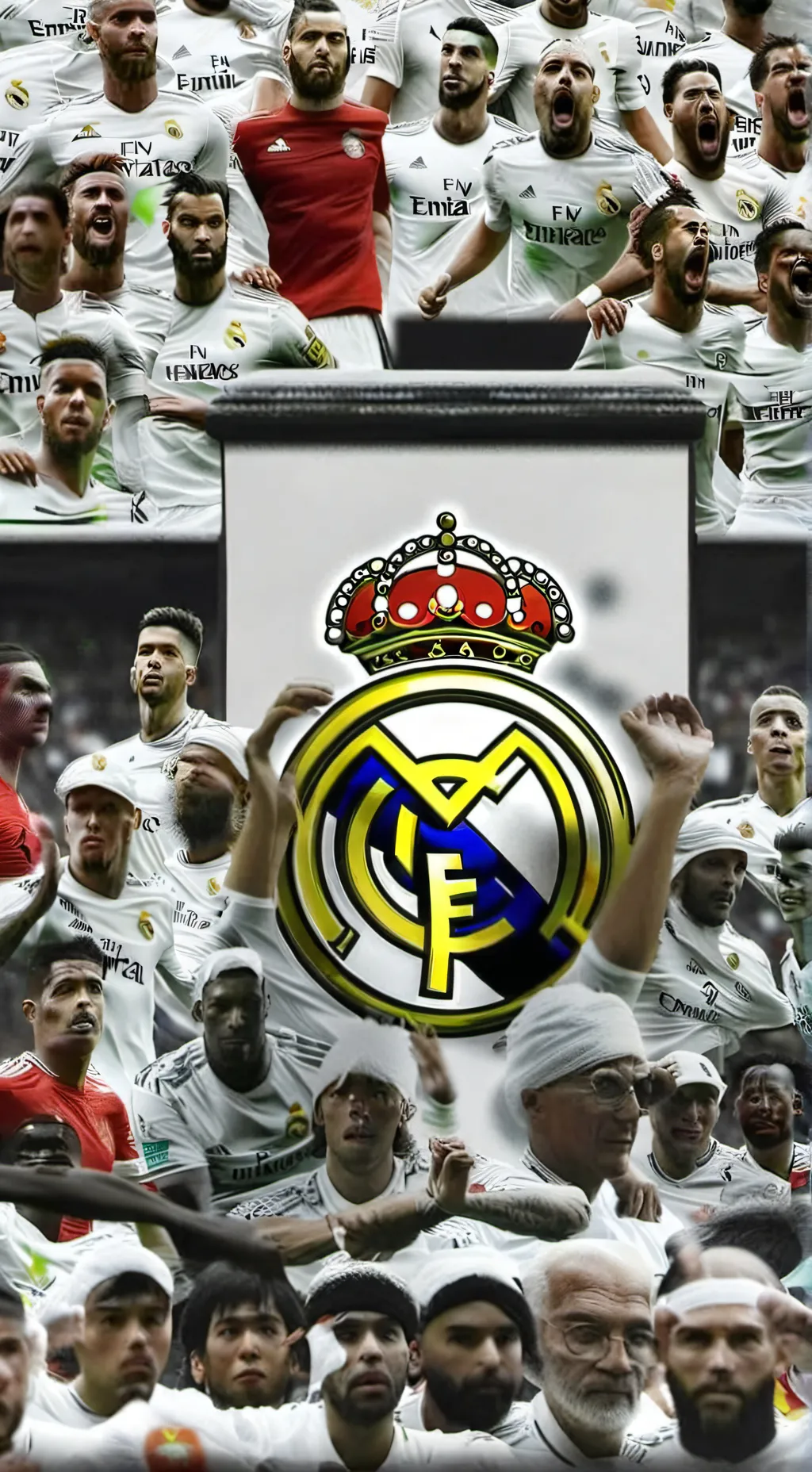 ai character: real Madrid background