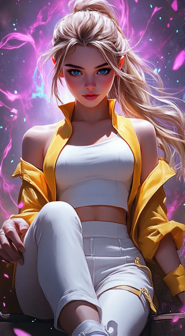 ai character: Chloe bourgeois  background