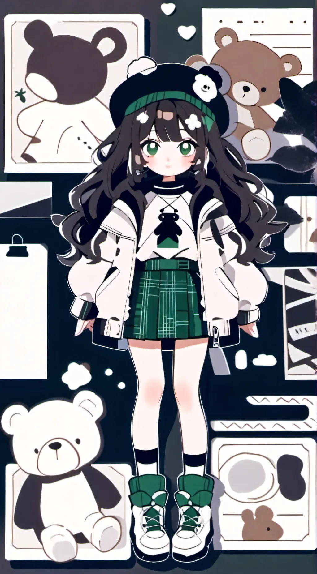ai character: Skylar/Star background